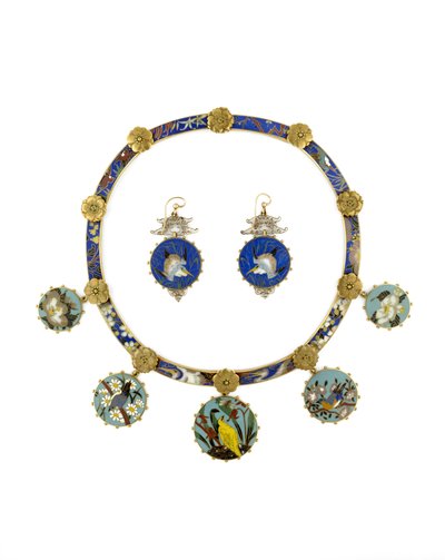 Necklace and Earrings by Alexis Falize